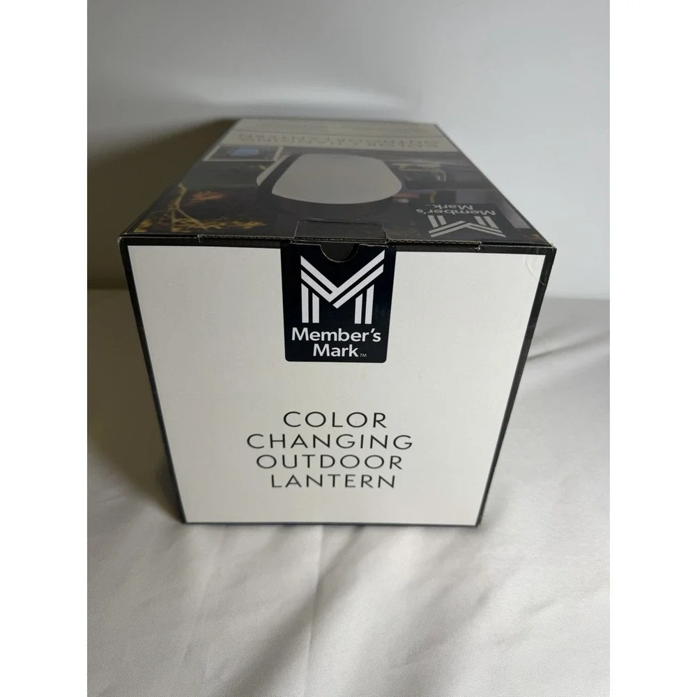 Member's Mark Color Changing Outdoor Lantern - Portable, Waterproof, Lightweight